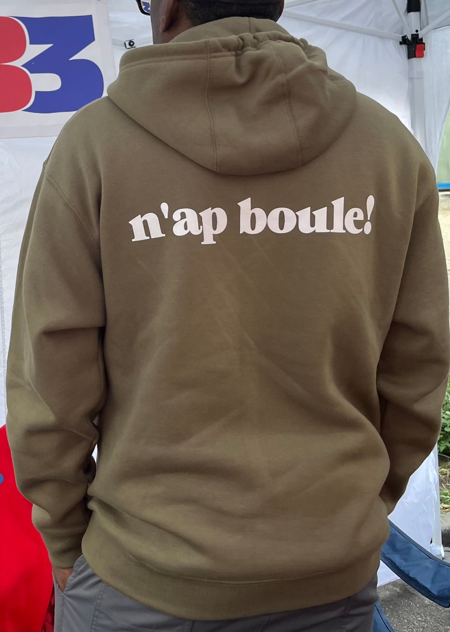sak pase? n ap boule! hoodie