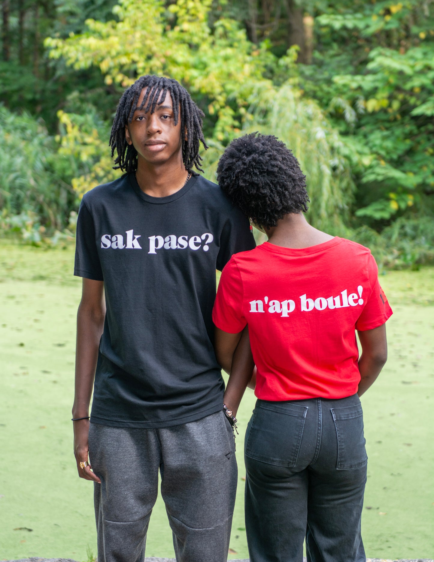 sak pase? n ap boule! tee shirt