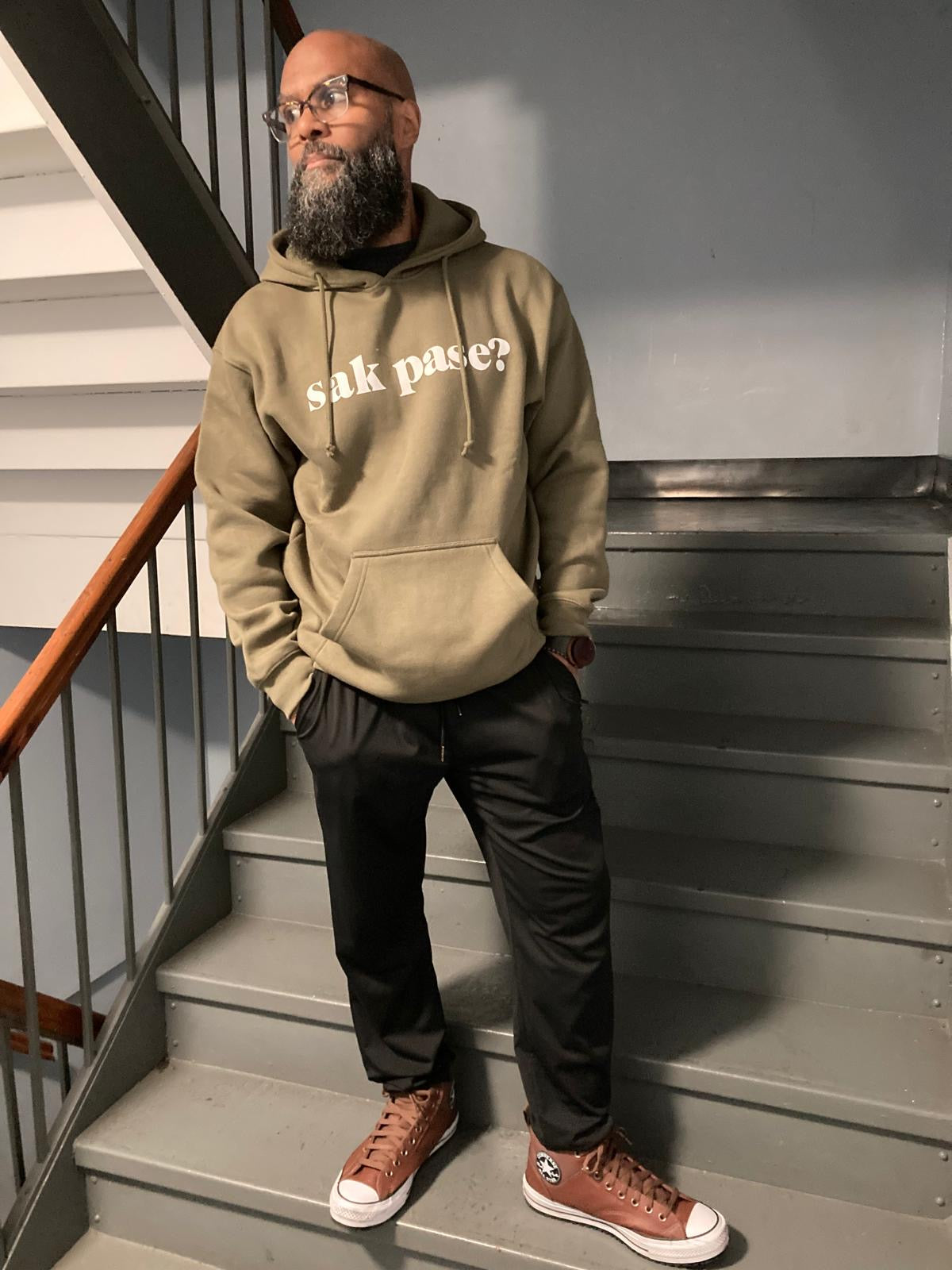 sak pase? n ap boule! hoodie