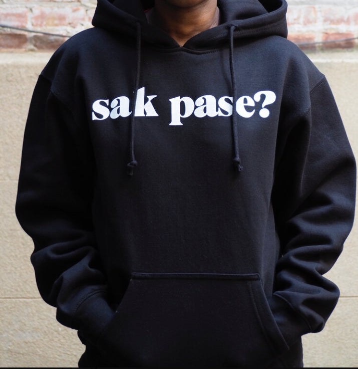 sak pase? n ap boule! hoodie