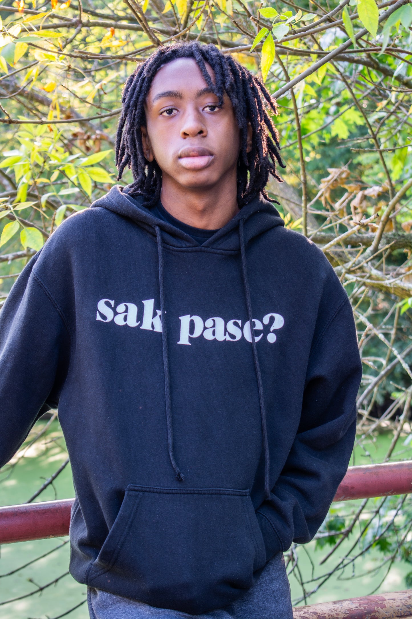 sak pase? n ap boule! hoodie