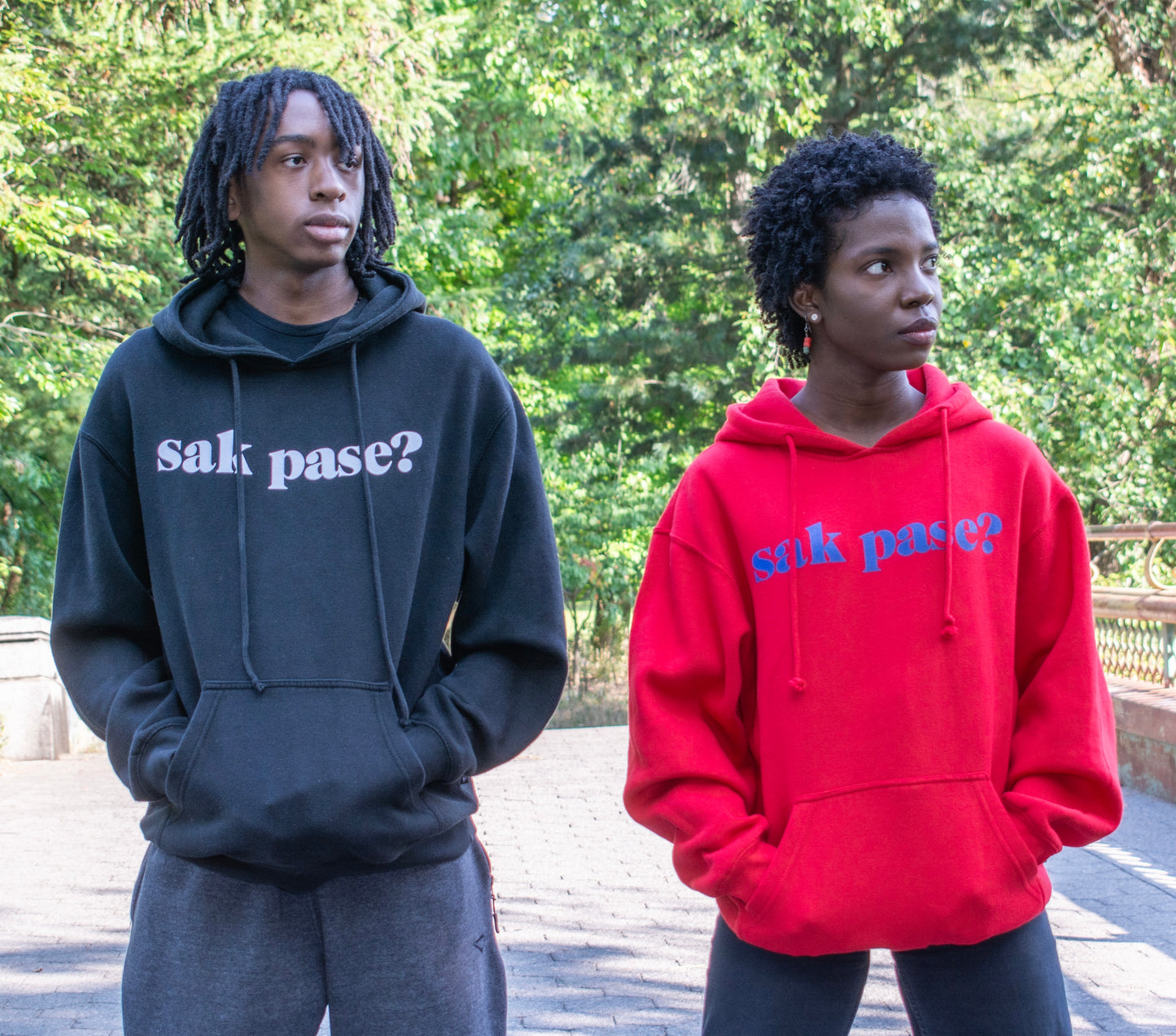 sak pase? n ap boule! hoodie