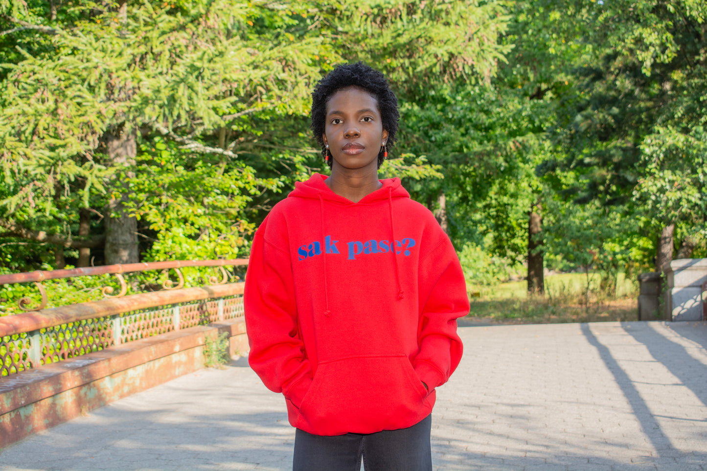 sak pase? n ap boule! hoodie